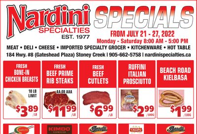 Nardini Specialties Flyer July 21 to 27