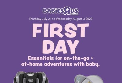 Babies R Us Flyer July 21 to August 3