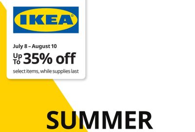 Ikea Summer Sale Flyer July 8 to August 10