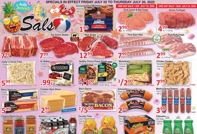 Sal's Grocery Flyer July 22 to 28