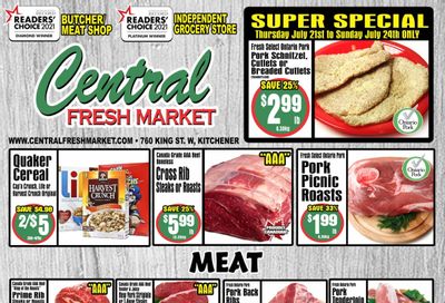 Central Fresh Market Flyer July 21 to 28
