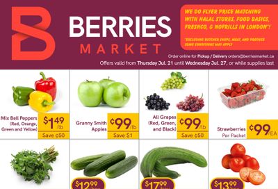 Berries Market Flyer July 21 to 27