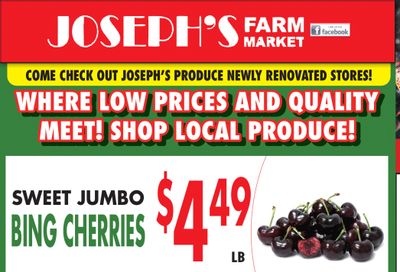 Joseph's Farm Market Flyer July 21 and 22