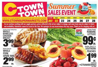 C-Town (CT, FL, MA, NJ, NY, PA) Weekly Ad Flyer July 21 to July 28