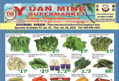 Yuan Ming Supermarket Flyer July 22 to 28