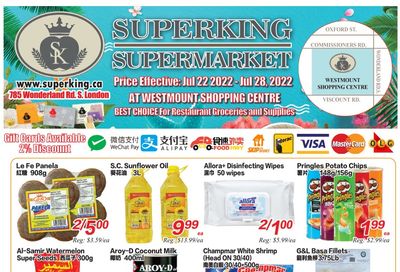 Superking Supermarket (London) Flyer July 22 to 28