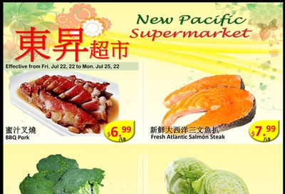 New Pacific Supermarket Flyer July 22 to 25