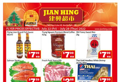 Jian Hing Supermarket (North York) Flyer July 22 to 28