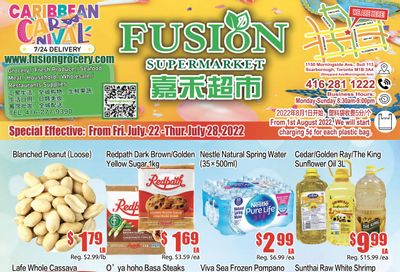 Fusion Supermarket Flyer July 22 to 28