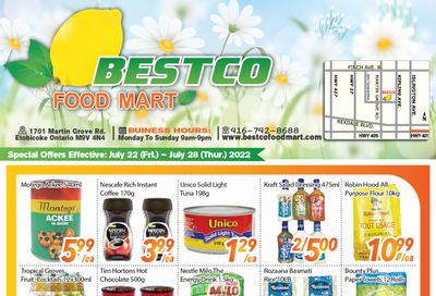 BestCo Food Mart (Etobicoke) Flyer July 22 to 28