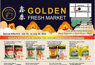 Golden Fresh Market Flyer July 22 to 28