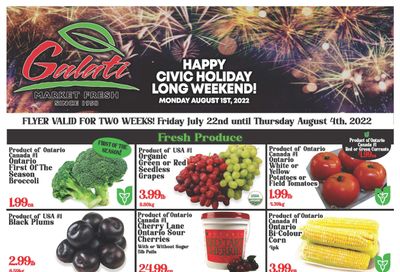 Galati Market Fresh Flyer July 22 to August 4