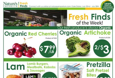 Nature's Emporium Weekly Flyer July 22 to 28