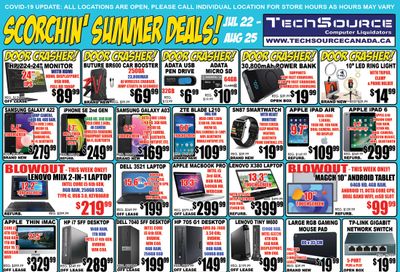 TechSource Flyer July 22 to August 25