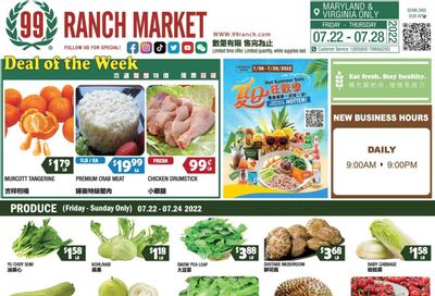99 Ranch Market (10, MD) Weekly Ad Flyer July 22 to July 29