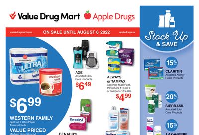 Value Drug Mart Drugs Flyer July 24 to August 6