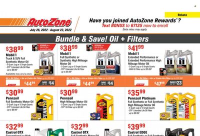 Autozone Weekly Ad Flyer July 26 to August 2