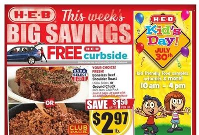H-E-B (TX) Weekly Ad Flyer July 26 to August 2