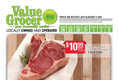 Value Grocer Flyer July 28 to August 3