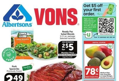 Vons (CA) Weekly Ad Flyer July 27 to August 3