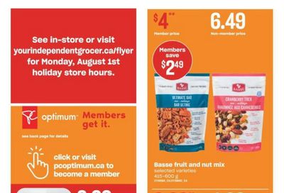 Independent Grocer (ON) Flyer July 28 to August 3