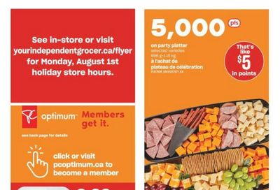 Independent Grocer (Atlantic) Flyer July 28 to August 3
