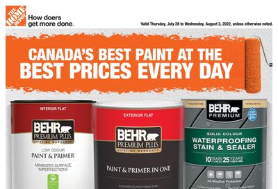 Home Depot (BC) Flyer July 28 to August 3