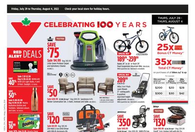 Canadian Tire (West) Flyer July 29 to August 4