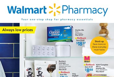 Walmart Pharmacy Flyer July 28 to August 24
