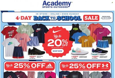 Academy Sports + Outdoors Weekly Ad Flyer July 27 to August 3