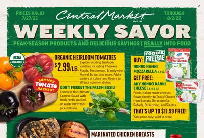 Central Market (TX) Weekly Ad Flyer July 27 to August 3