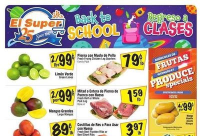 El Super (CA, NM, NV, TX) Weekly Ad Flyer July 27 to August 3