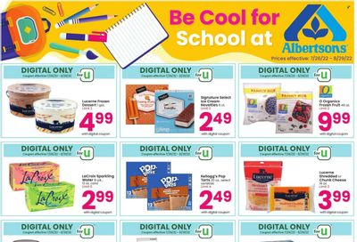 Albertsons (CA, ID, LA, MT, OR, TX, WA) Weekly Ad Flyer Specials July 26 to August 29, 2022