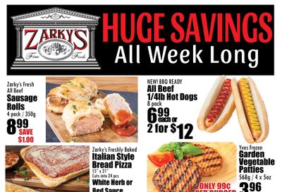 Zarky's Flyer July 27 to August 2