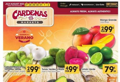 Cardenas (CA, NV) Weekly Ad Flyer July 27 to August 3