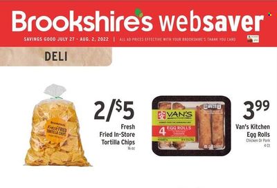 Brookshires (AR, LA, TX) Weekly Ad Flyer July 27 to August 3