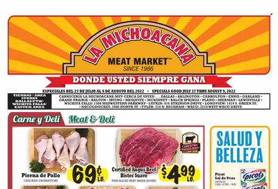 La Michoacana Meat Market (TX) Weekly Ad Flyer July 27 to August 3
