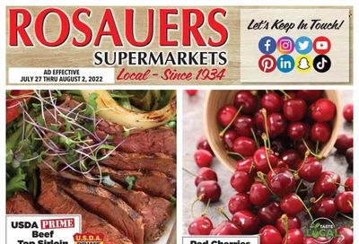 Rosauers (ID, MT, OR, WA) Weekly Ad Flyer July 27 to August 3