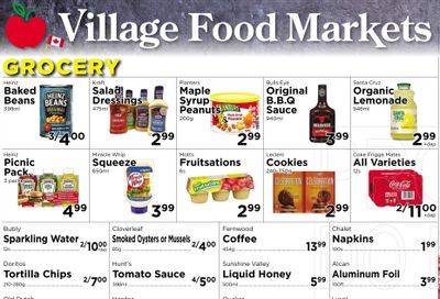 Village Food Market Flyer July 27 to August 2