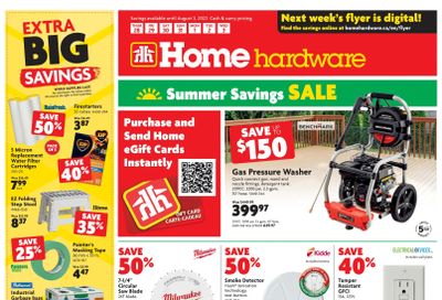 Home Hardware (Atlantic) Flyer July 28 to August 3