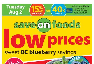 Save on Foods (AB) Flyer July 28 to August 3