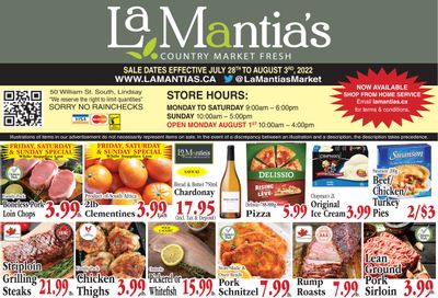 LaMantia's Flyer July 28 to August 3