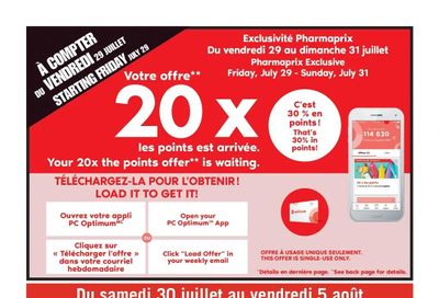 Pharmaprix Flyer July 30 to August 5
