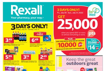 Rexall (West) Flyer July 29 to August 4