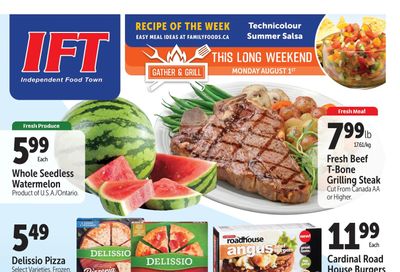 IFT Independent Food Town Flyer July 29 to August 4