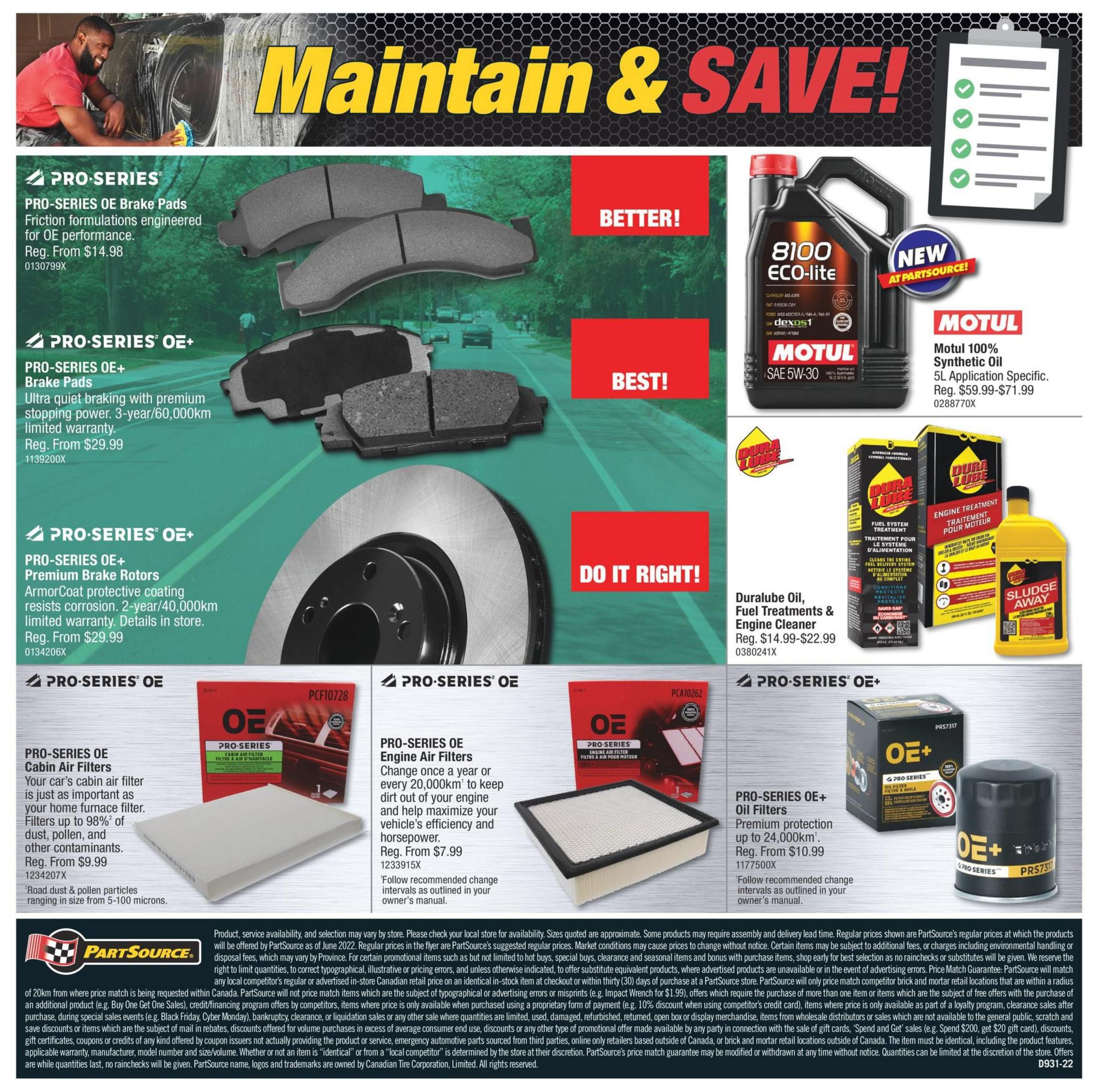 PartSource Flyer July 29 to 31