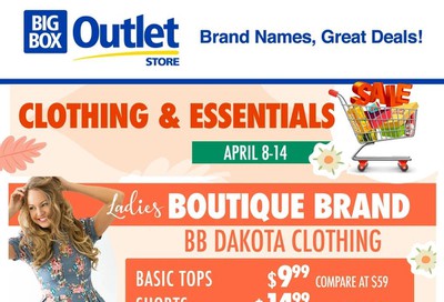 Big Box Outlet Store Flyer April 8 to 14