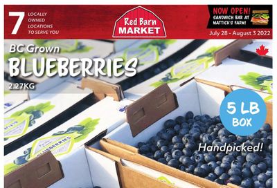 Red Barn Market Flyer July 28 to August 3