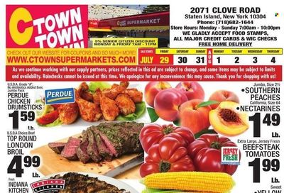 C-Town (CT, FL, MA, NJ, NY, PA) Weekly Ad Flyer July 28 to August 4