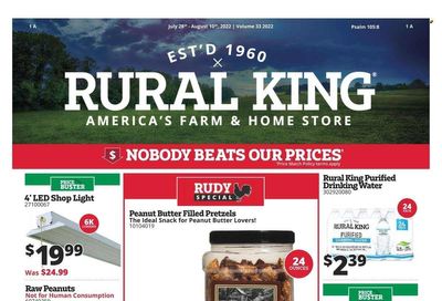 Rural King Weekly Ad Flyer Specials July 28 to August 10, 2022